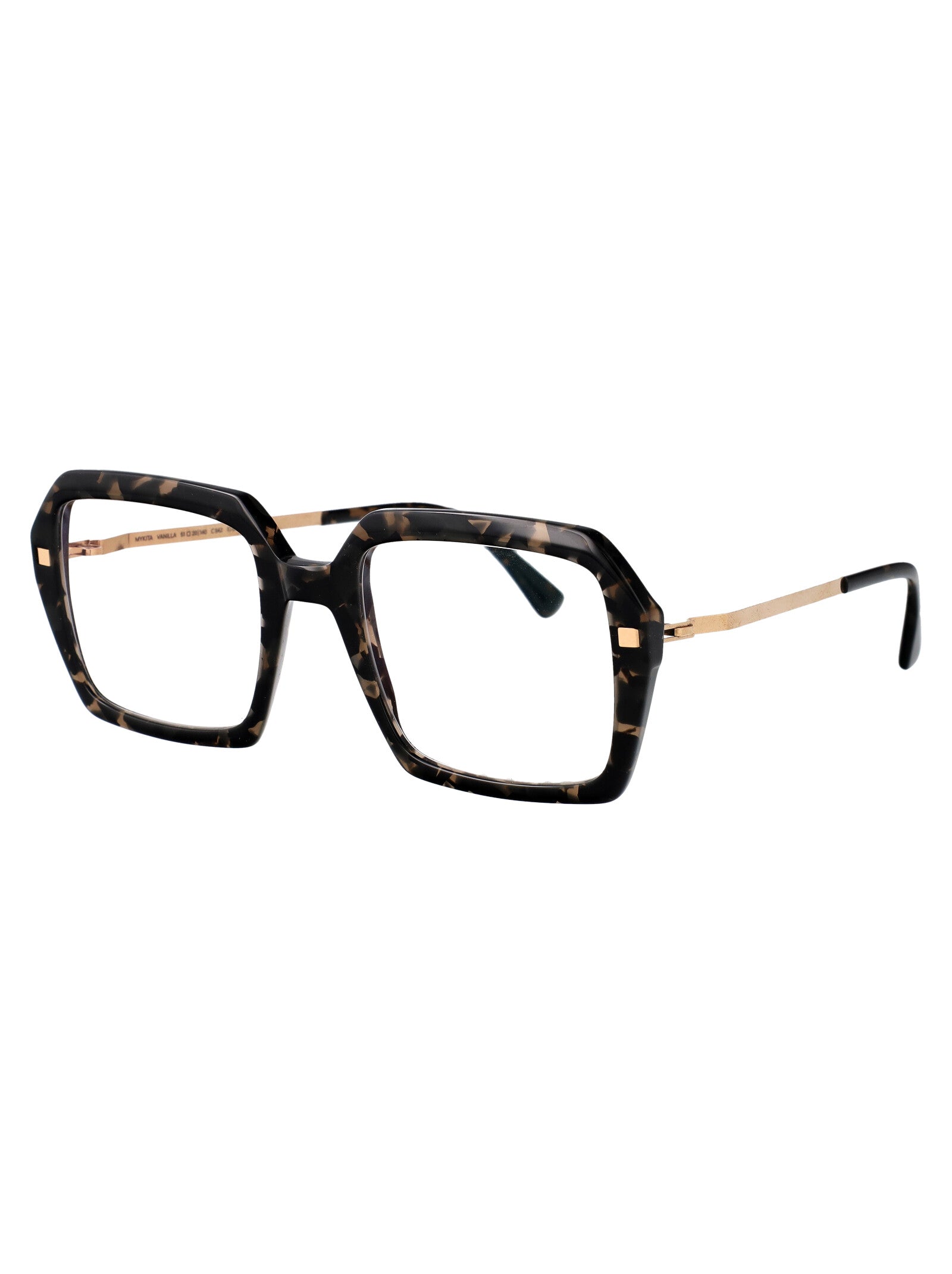 MYKITA C22 Antigua Champagne Gold Clear Mini Optical Glasses