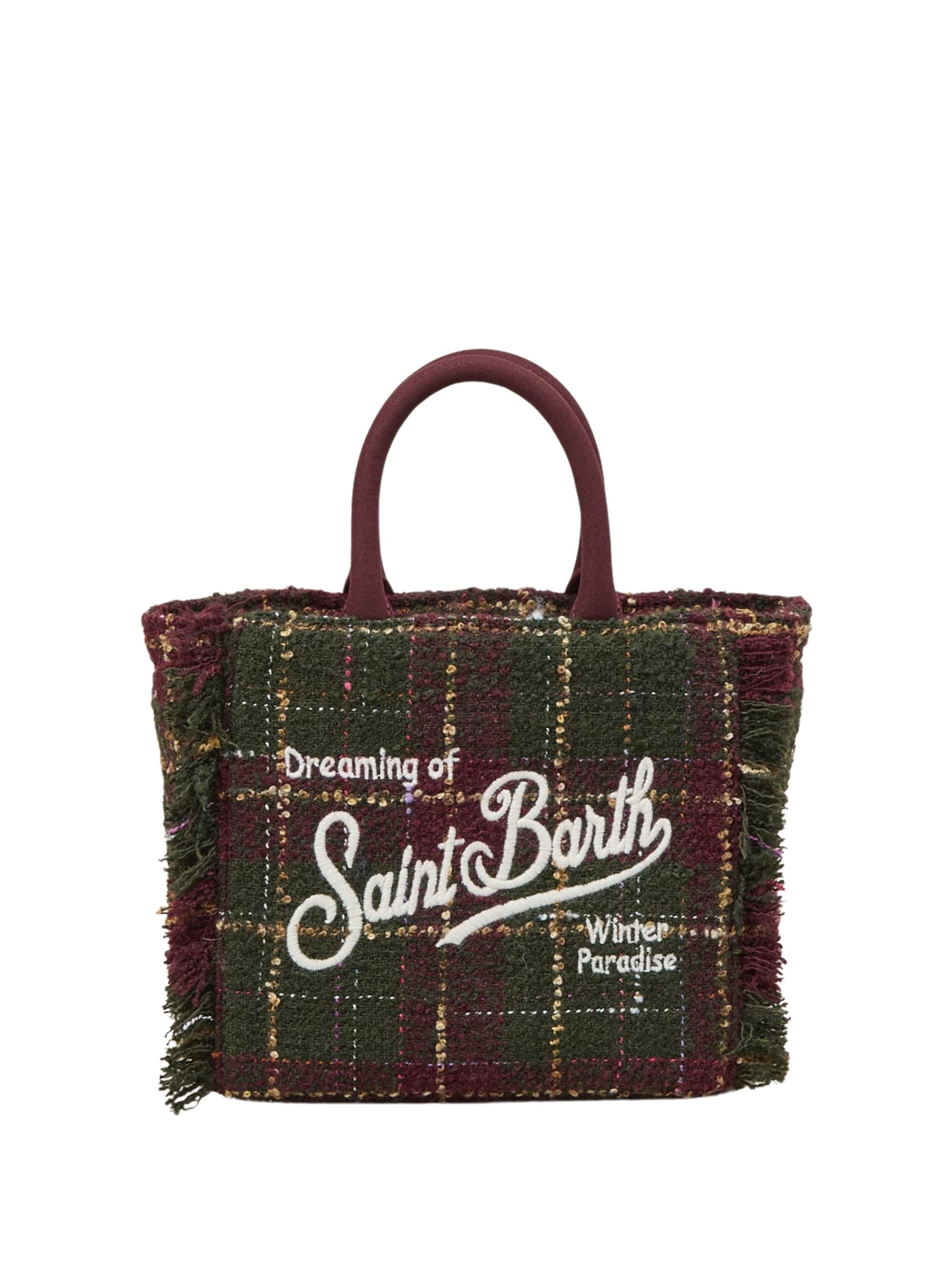 MC2 SAINT BARTH Chic Mini Tweed Handbag