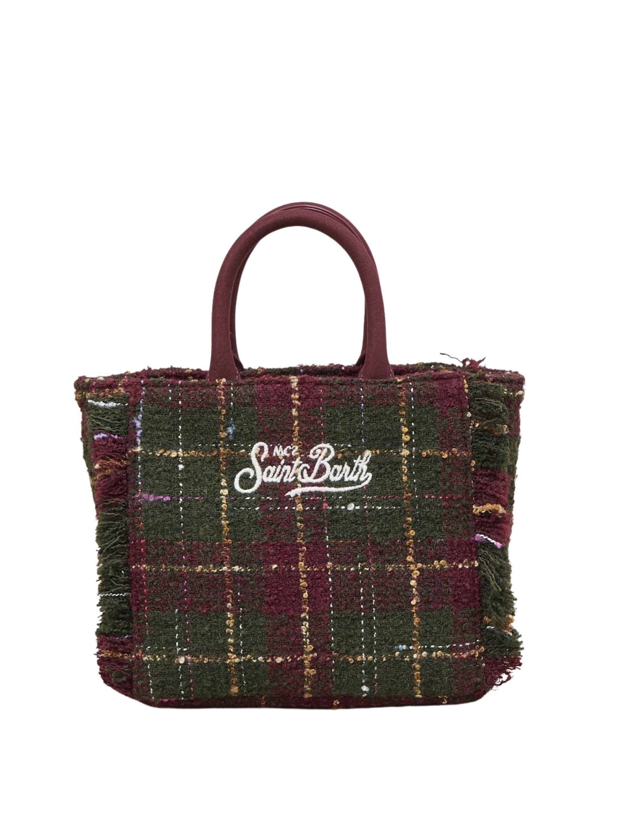MC2 SAINT BARTH Chic Mini Tweed Handbag