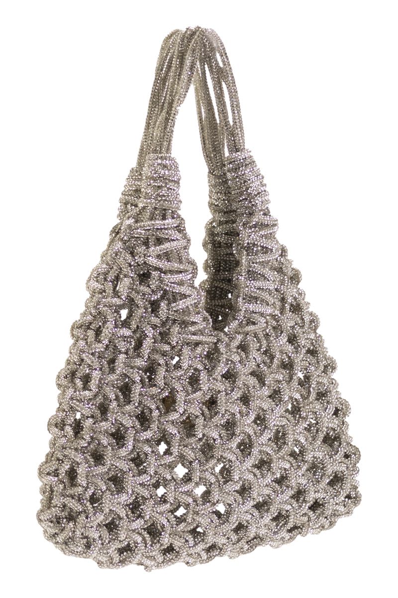 HIBOURAMA Vannifique Crystal-Studded Handbag - W22 x H30 x D7 cm