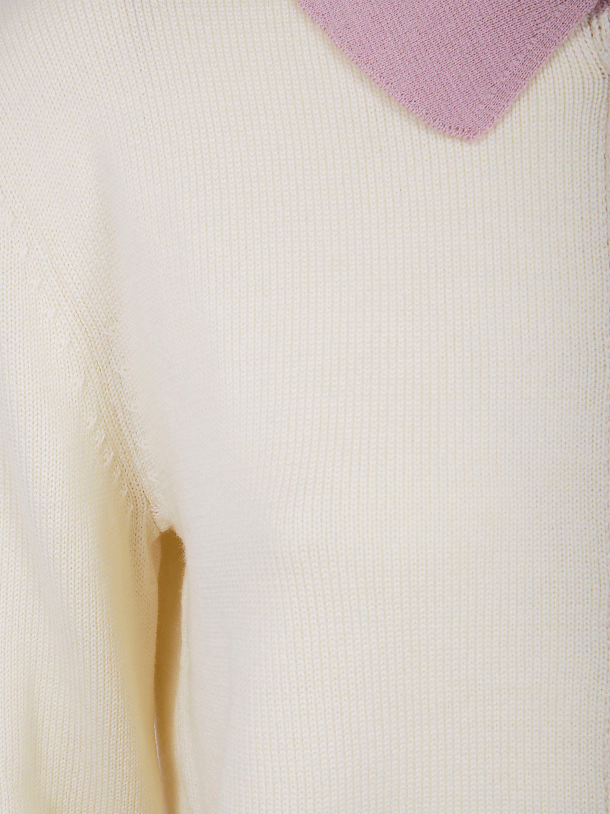 IN BED WITH YOU Solid Color Duplex Polo Shirt for Women - FW25