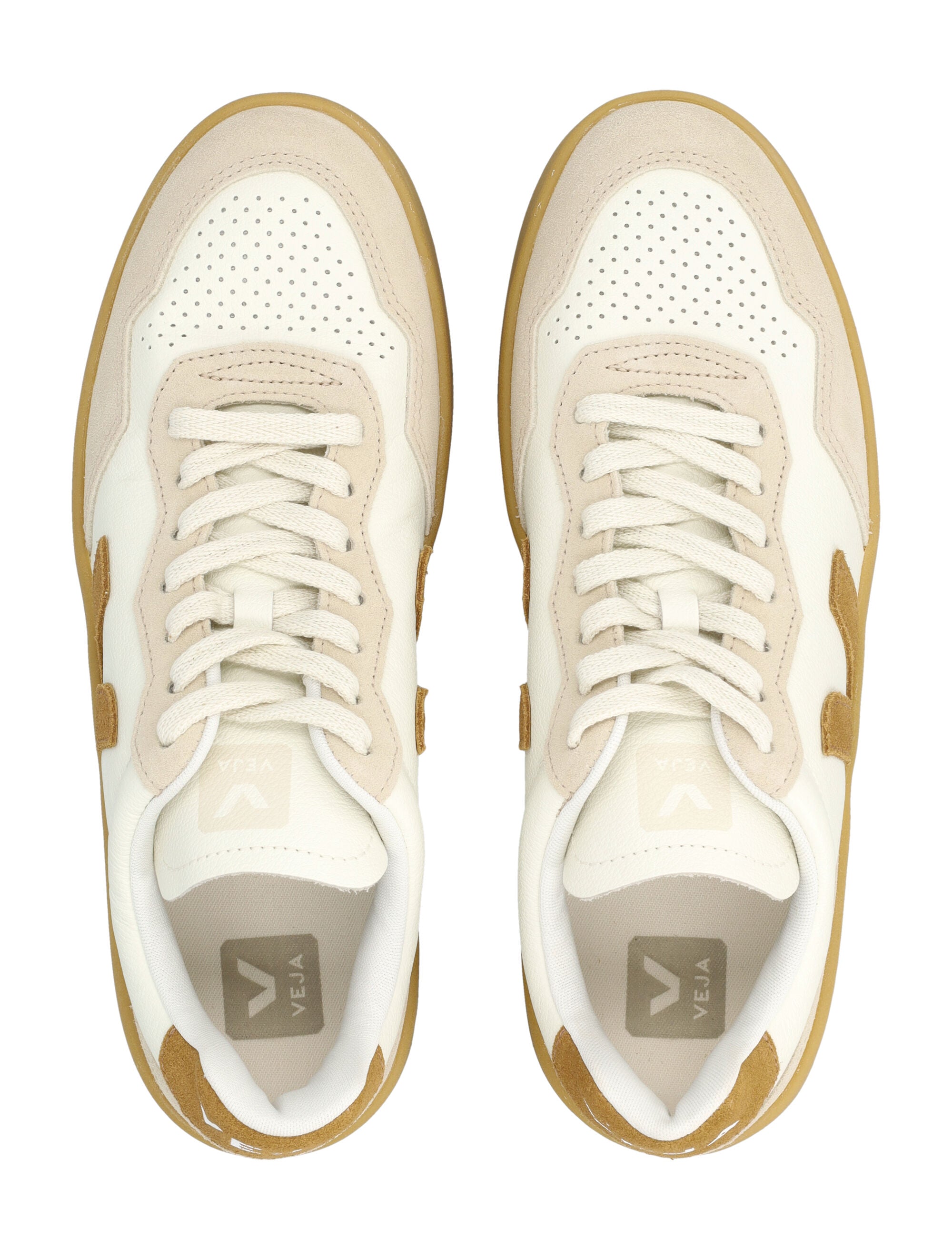 VEJA V-90 Retro-Inspired Leather Sneakers for Men