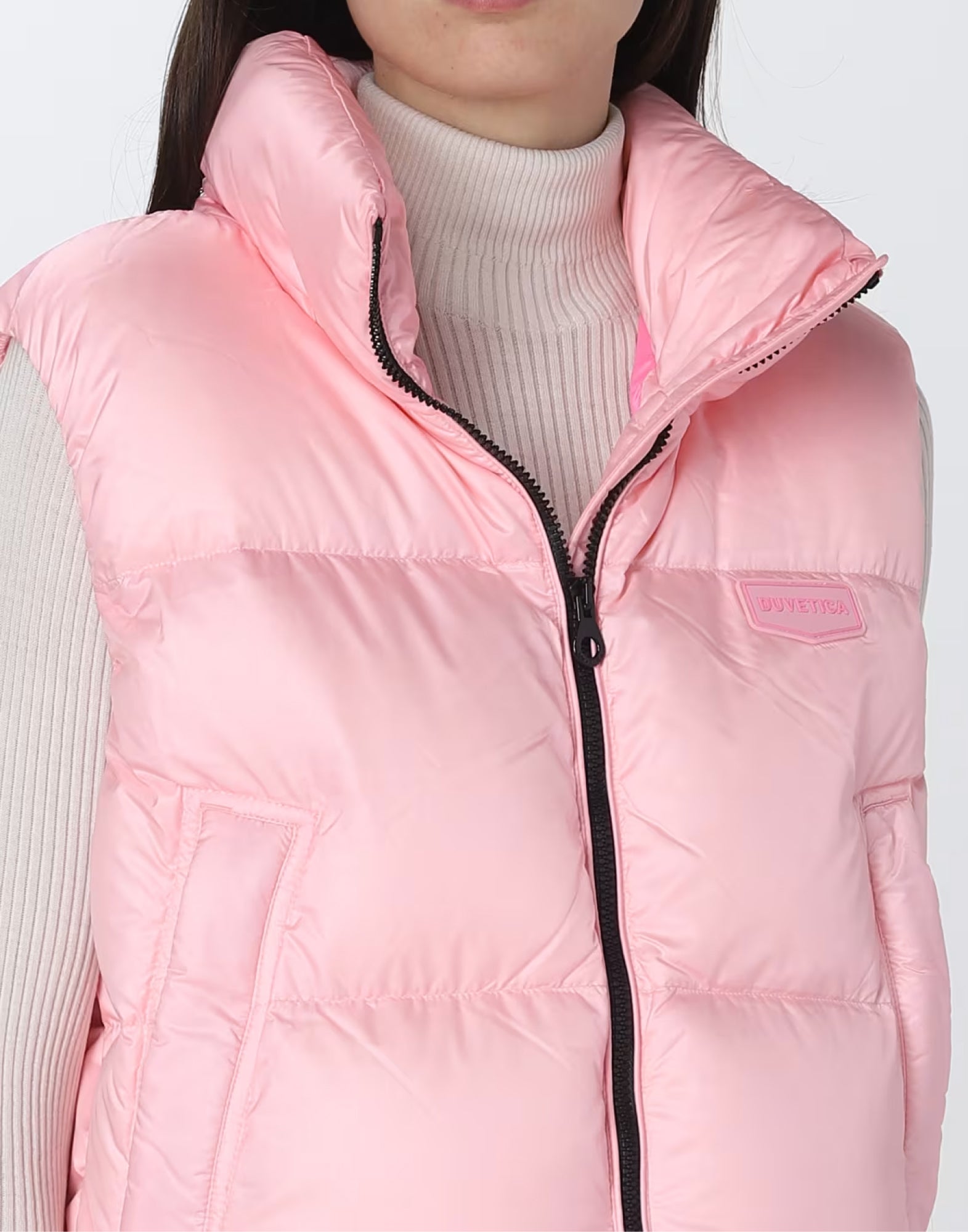 DUVETICA Women's Mini Puffer Down Vest Jacket