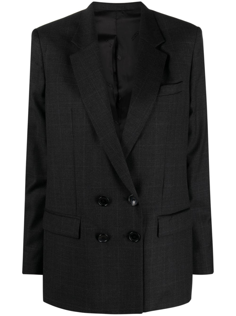 ISABEL MARANT Women’s Virgin Wool Plaid Blazer