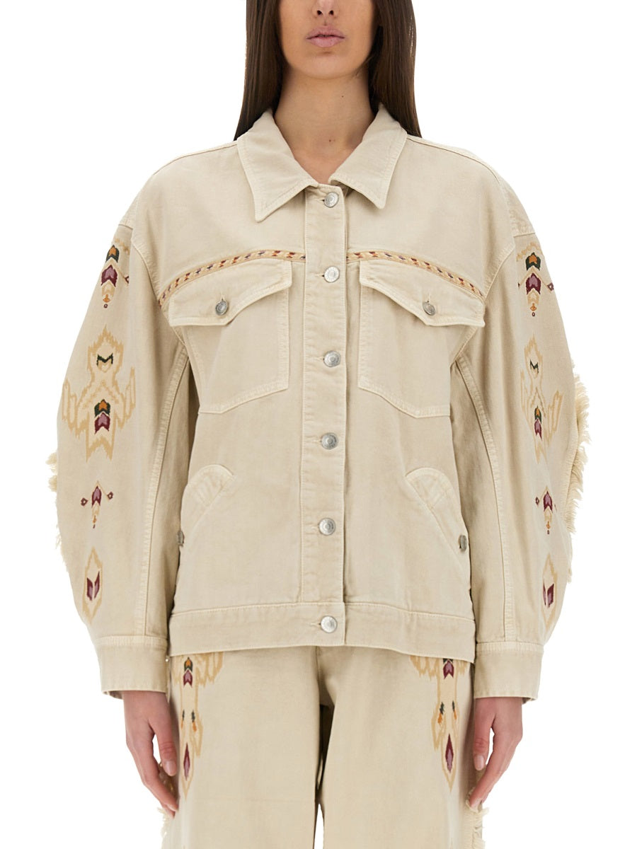 ISABEL MARANT ETOILE Oversized Fit Jacket - Ideal for SS25