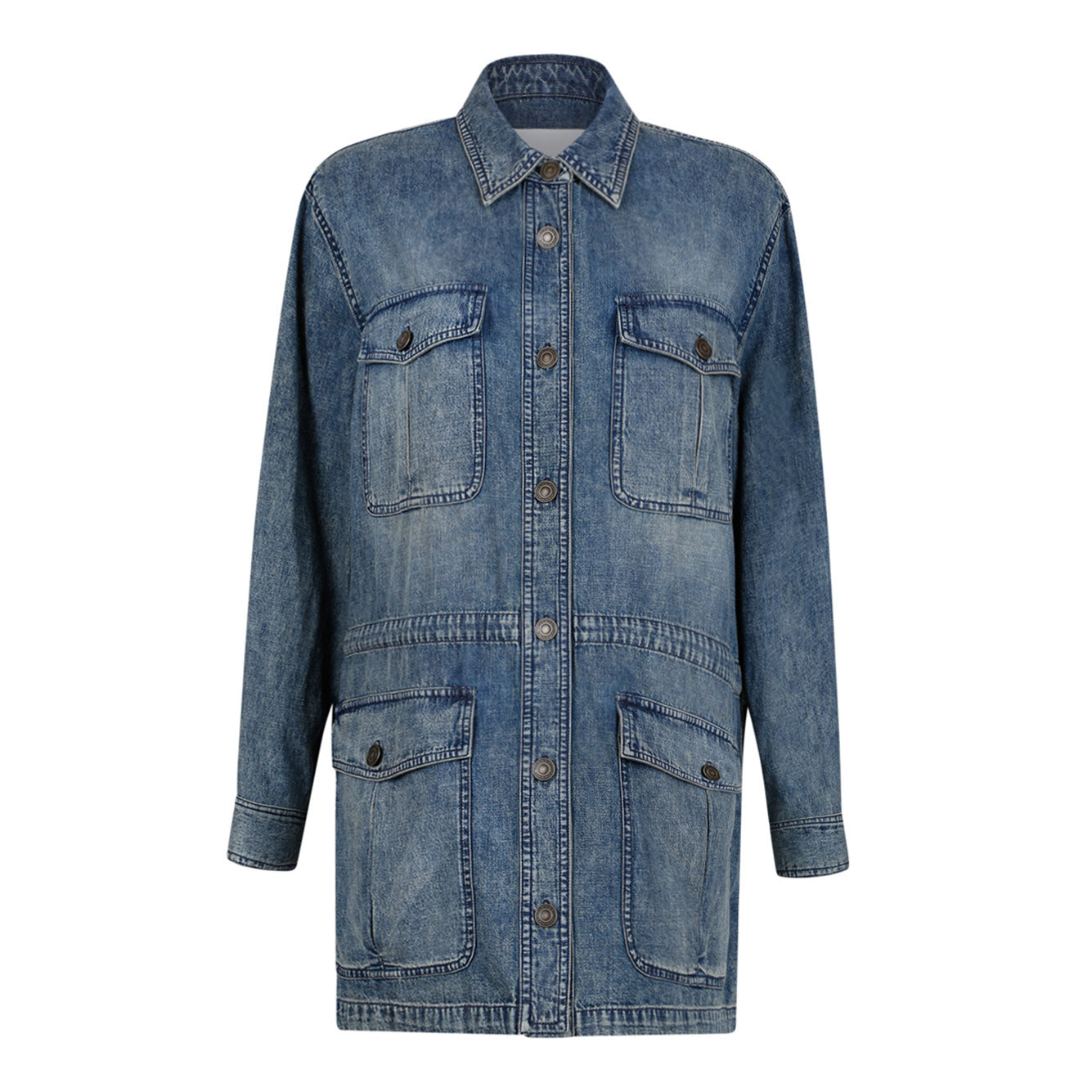 ISABEL MARANT Faded Cotton Jacket for Women - FW25