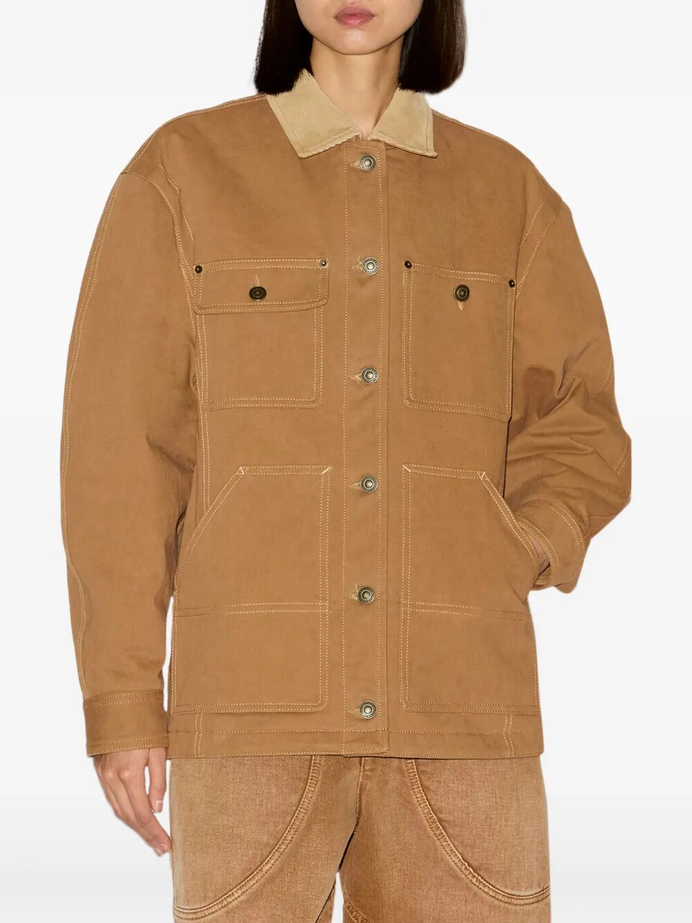 ISABEL MARANT Cotton Workwear Jacket - FW25