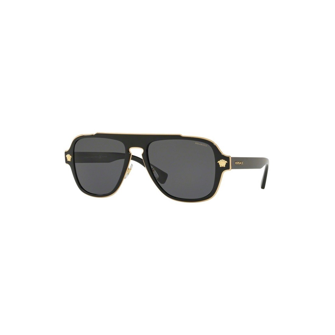 VERSACE Sleek Polarized Sunglasses for Men