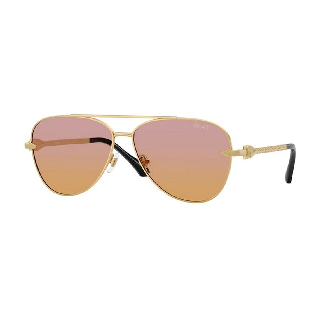 VERSACE Classic Metal Frame Sunglasses for Men