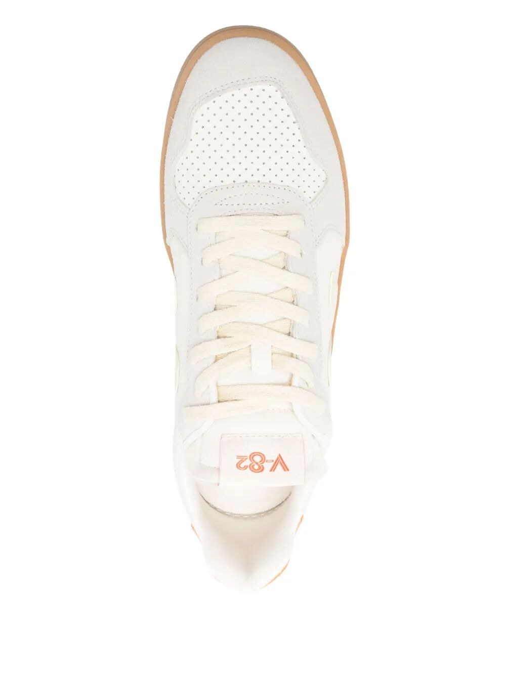 VEJA Unisex Grained Leather Pure Sneakers