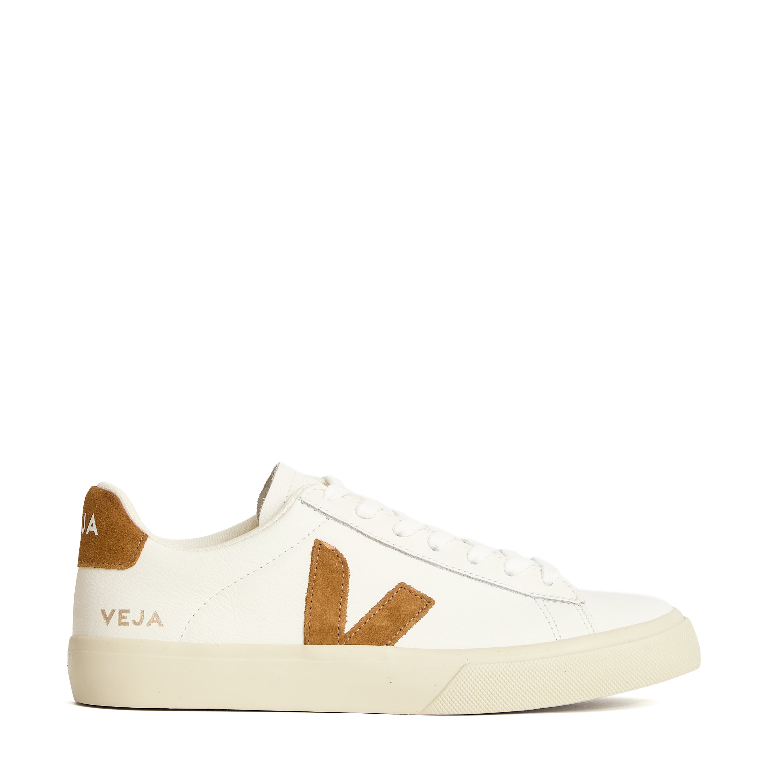VEJA Men's Leather Sneakers with 2-2.5 cm Sole Height