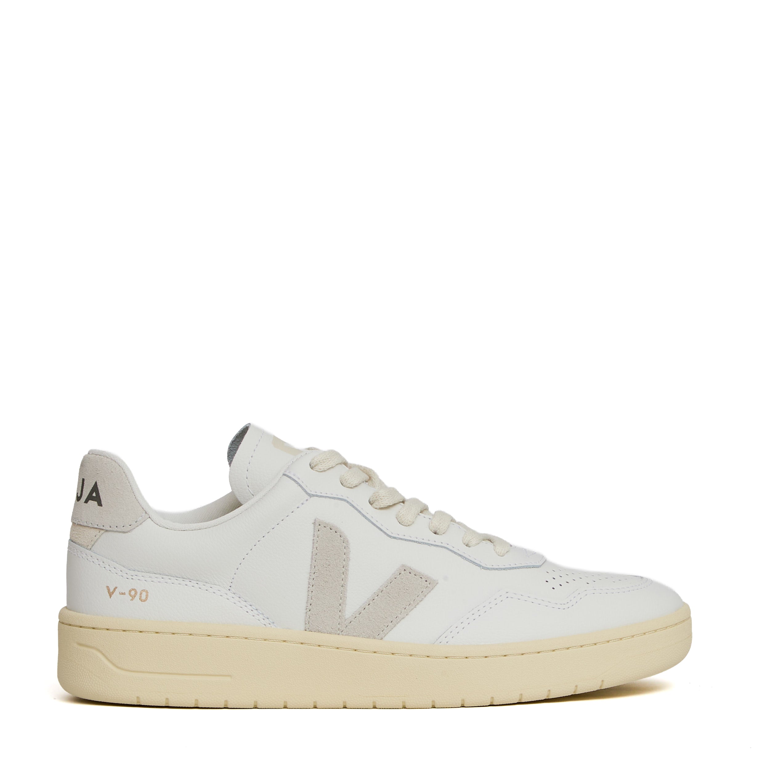 VEJA V-90 Leather Sneakers - Eco-Friendly Comfort