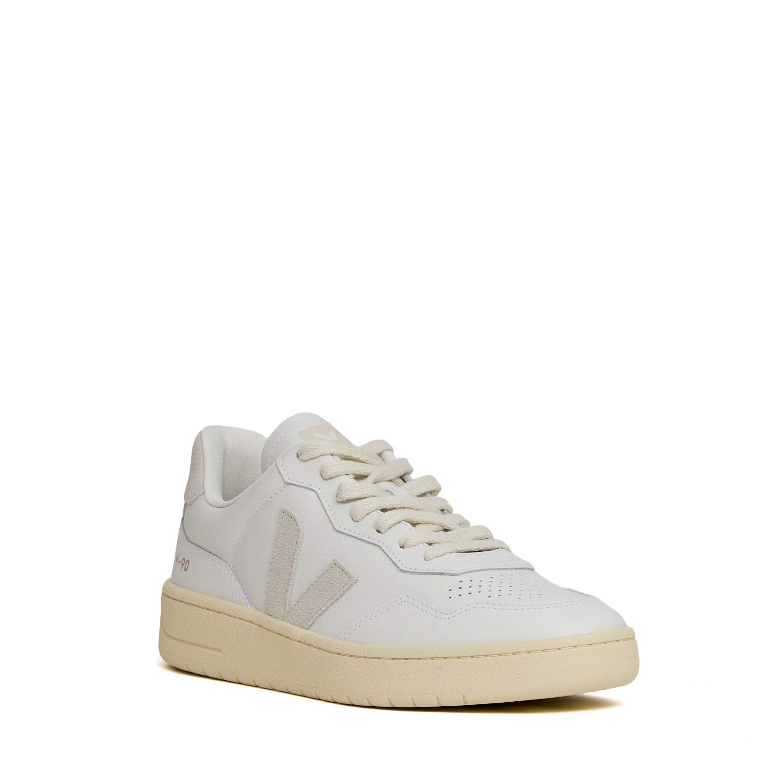 VEJA V-90 Leather Sneakers - Eco-Friendly Comfort