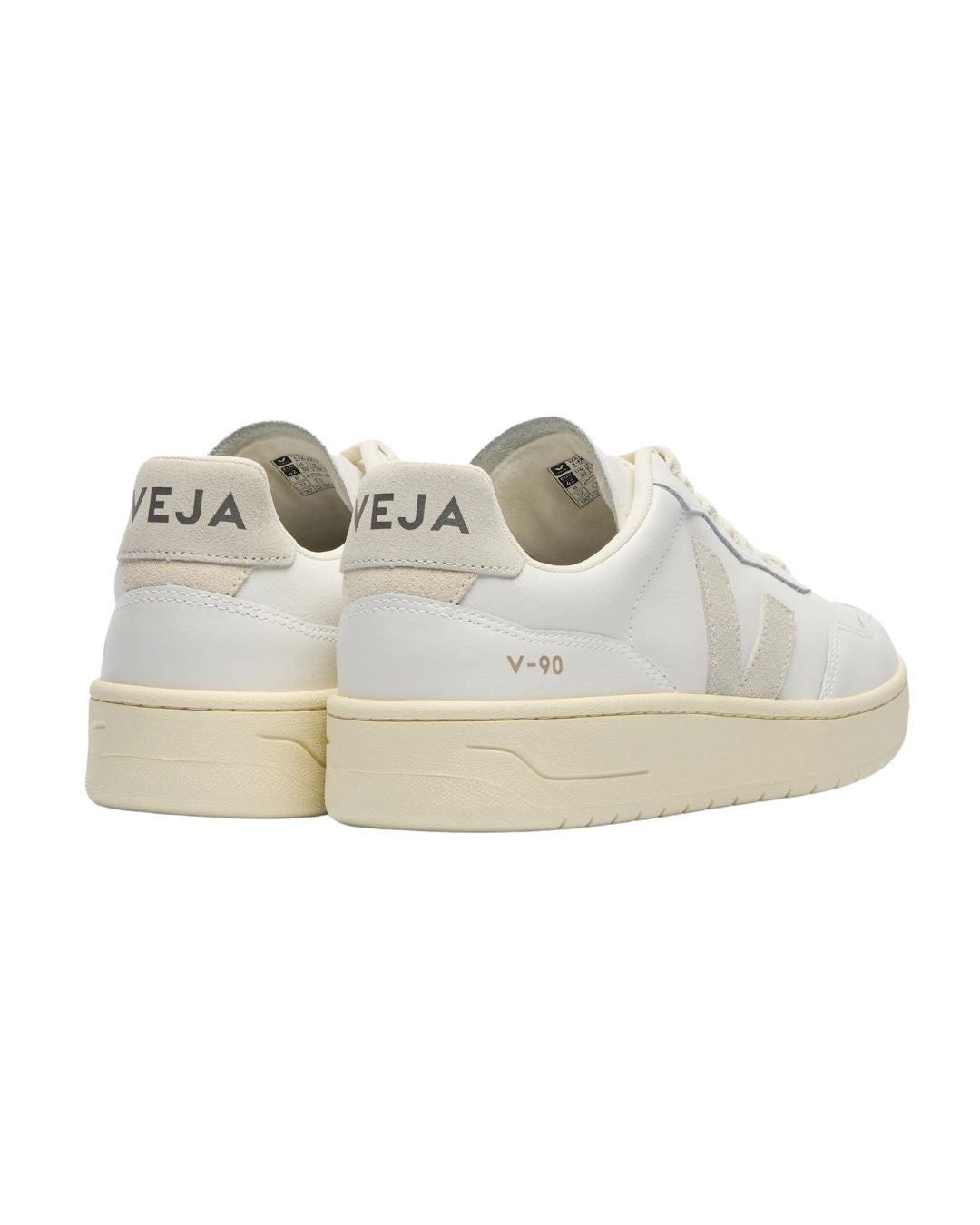 VEJA Eco-Friendly Leather Sneakers with 2.5 - 4 cm Height