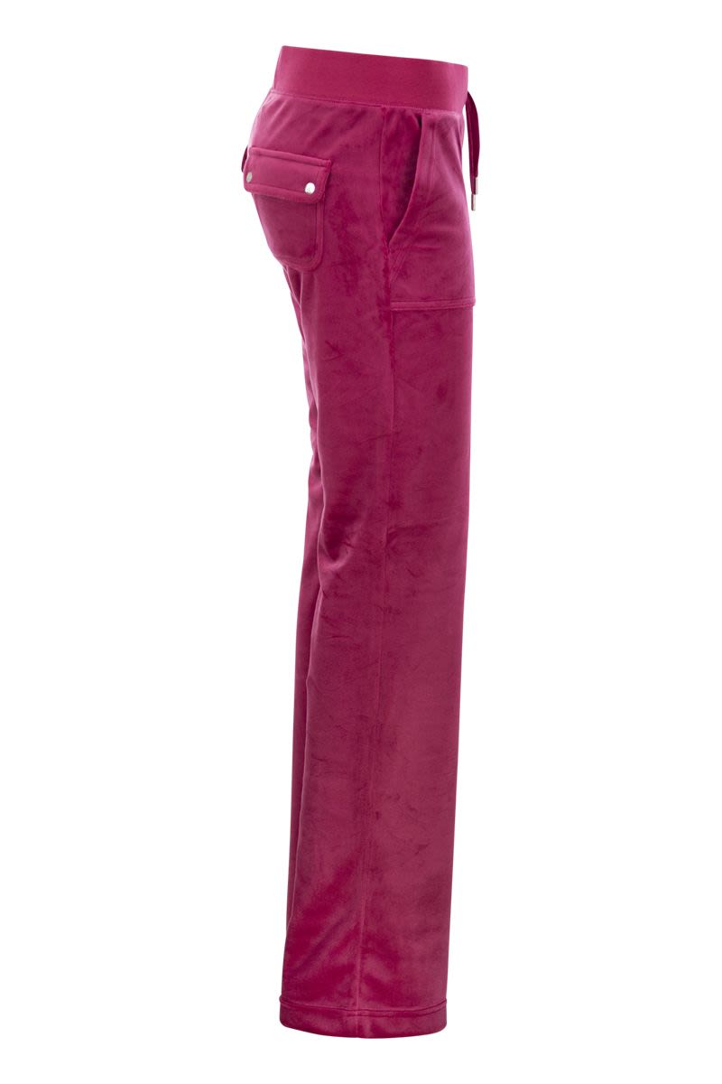JUICY COUTURE Low-Waisted Velvet Trousers