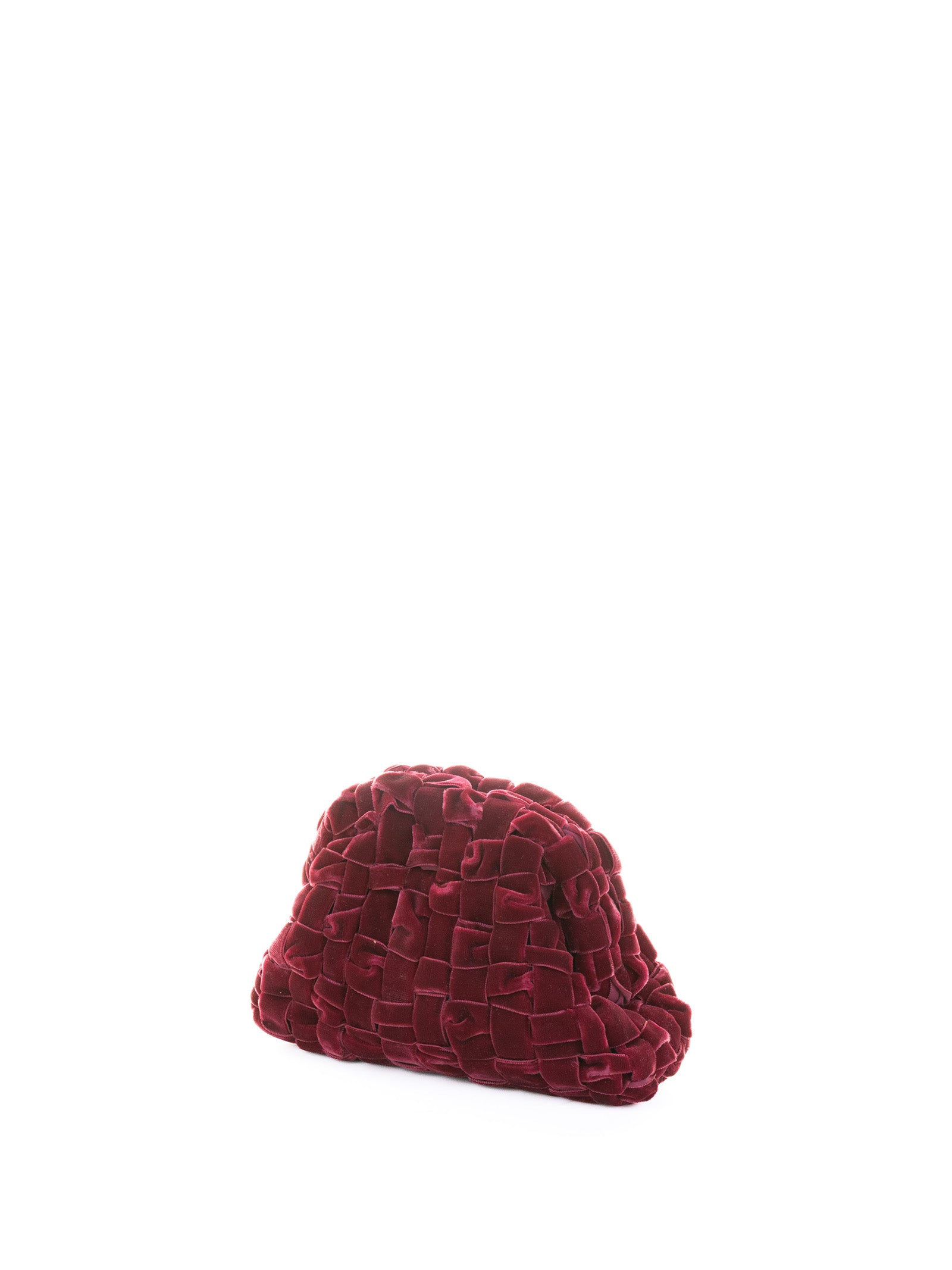 MARIA LA ROSA Velvet Mini Game Clutch Handbag