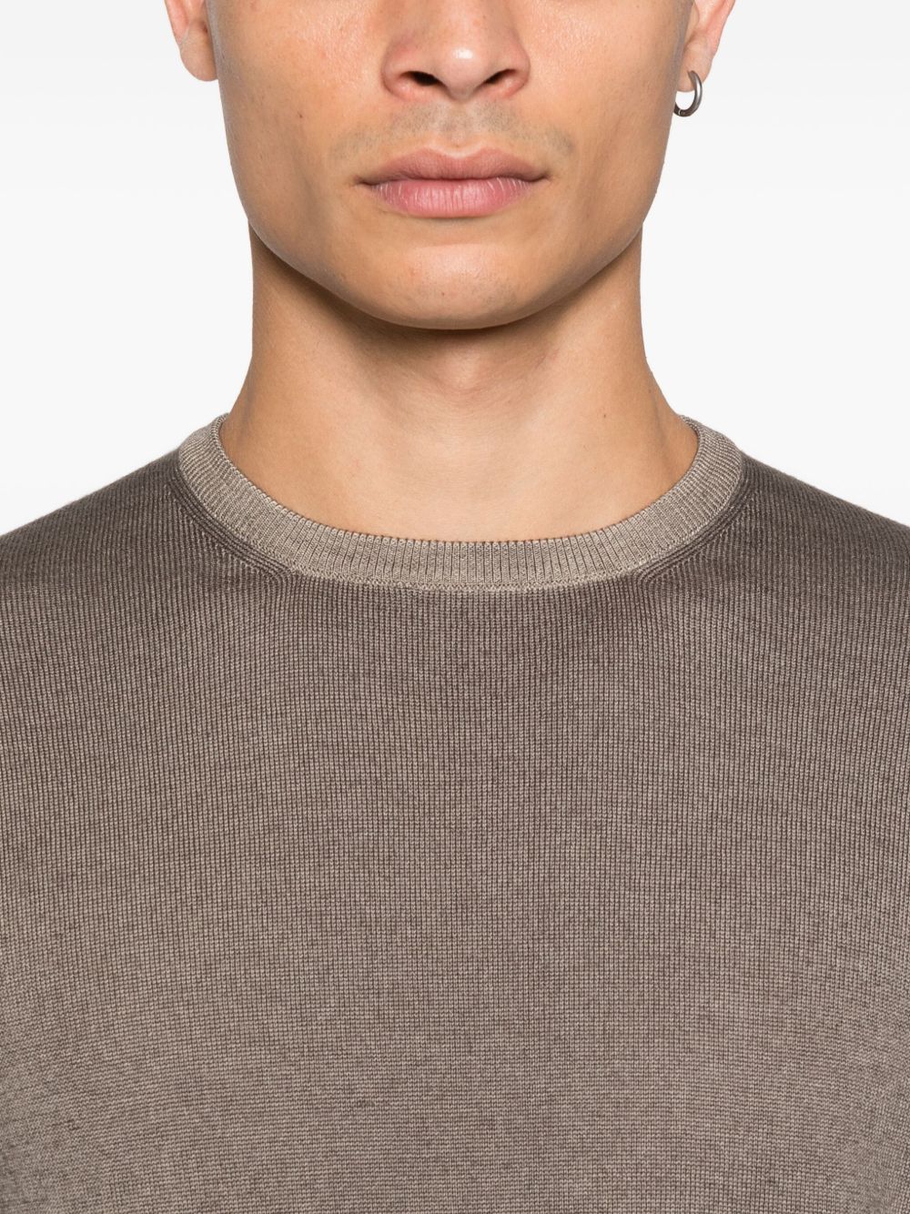 VENGERA Classic Virgin Wool Sweater for Men