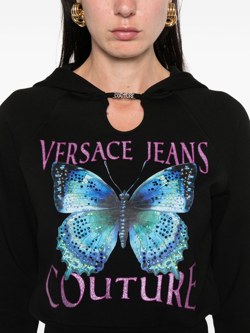 VERSACE JEANS COUTURE Sleek Women's Sweatshirt - Fall Winter 25/26