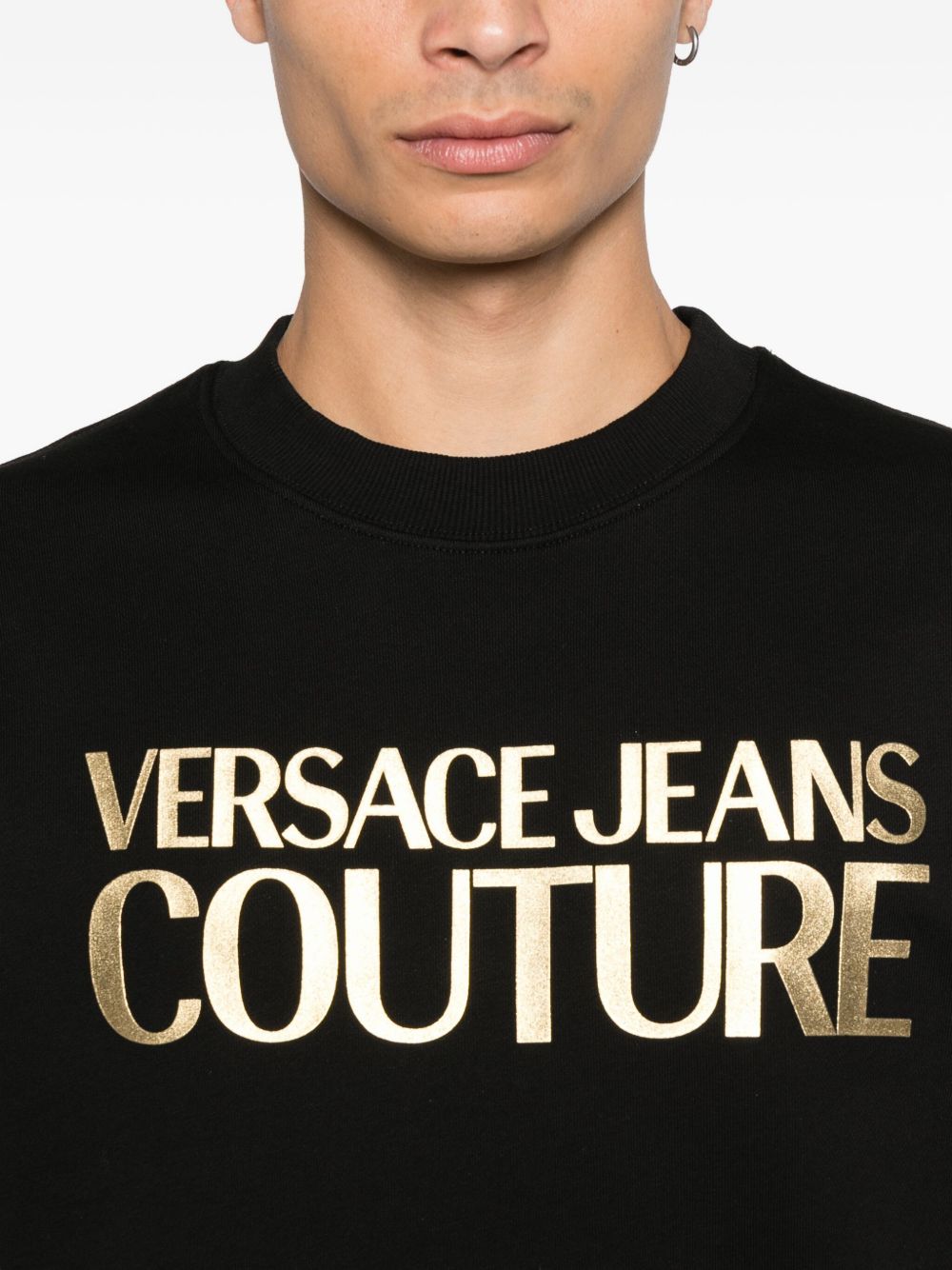 VERSACE JEANS COUTURE Elevated Sweatshirt for Men - Fall Winter 25/26