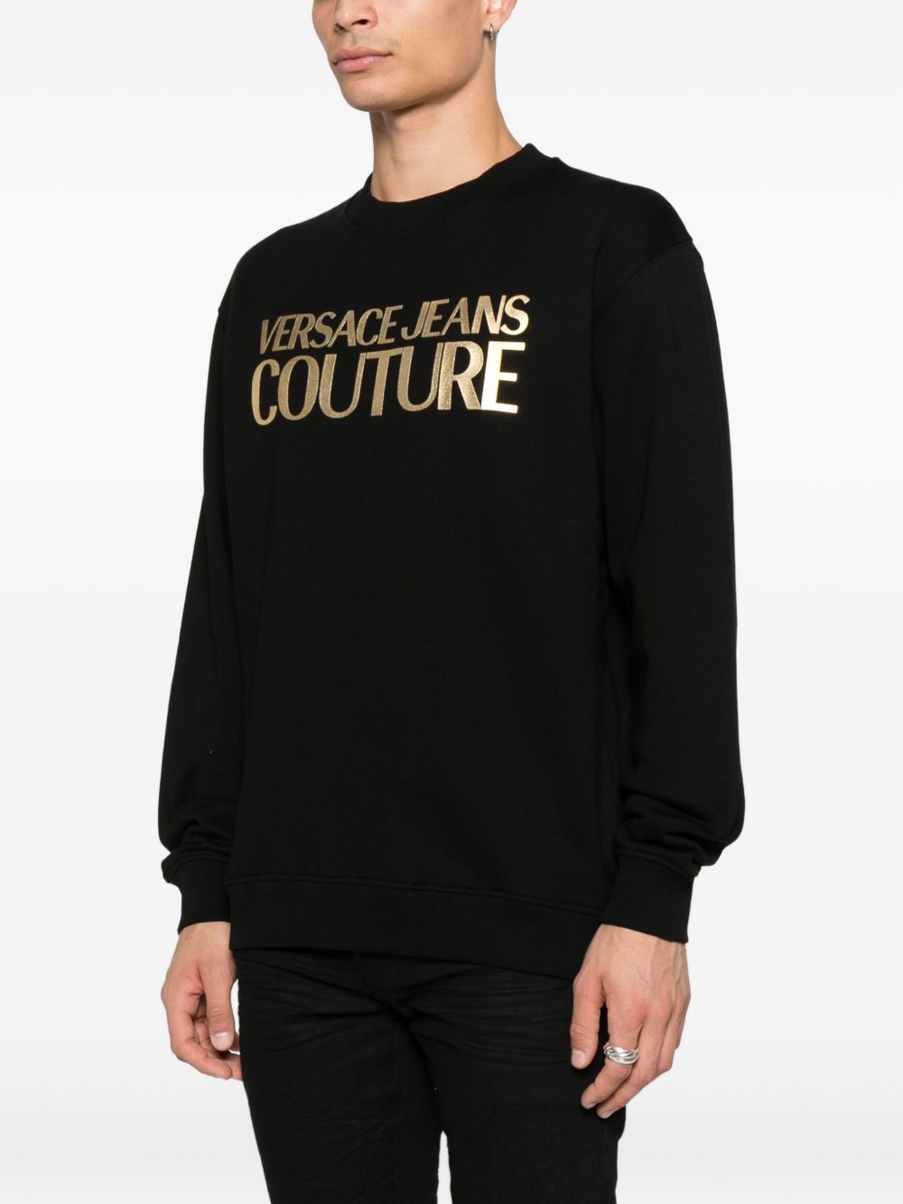 VERSACE JEANS COUTURE Elevated Sweatshirt for Men - Fall Winter 25/26