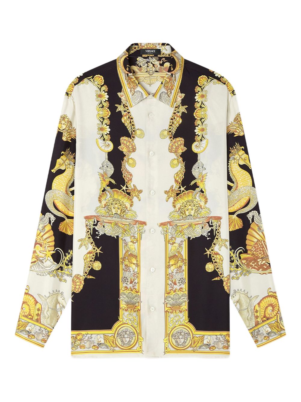 VERSACE Elegant Silk Shirt for Men - Fall Winter 25/26