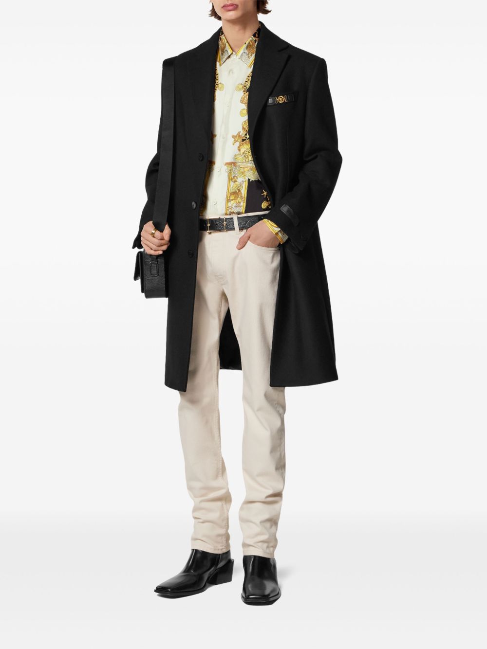 VERSACE Elegant Silk Shirt for Men - Fall Winter 25/26