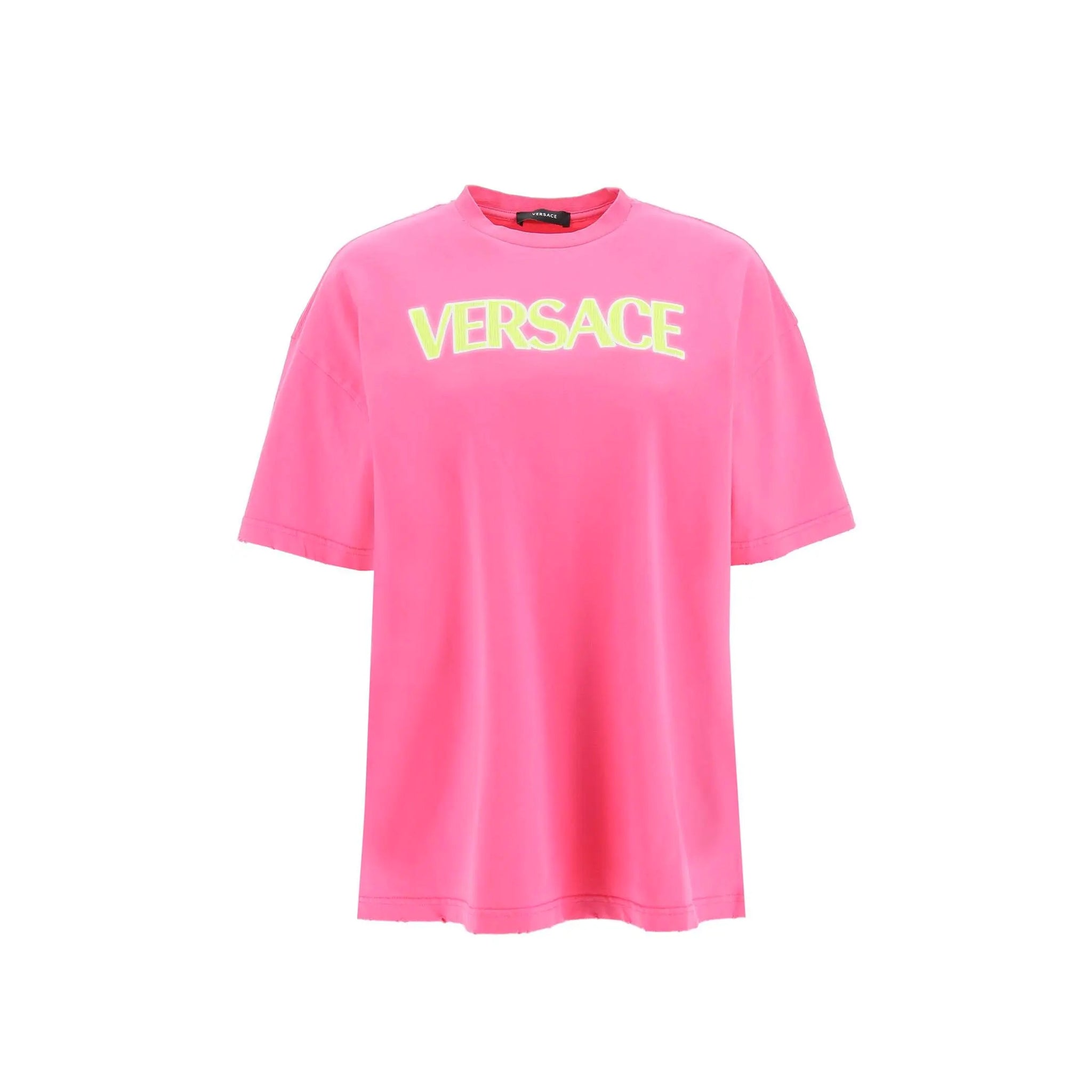 VERSACE Cotton Logo Top for Women