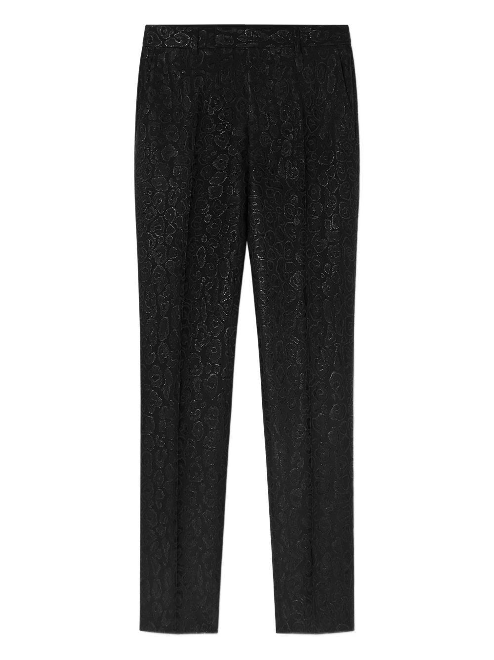 VERSACE Slim Fit Black Trousers - Fall Winter 25/26