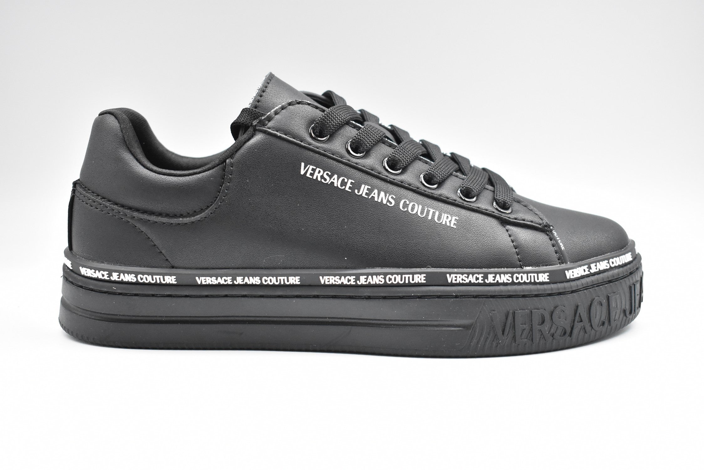 VERSACE Elegant Women's Flat Laced Shoes