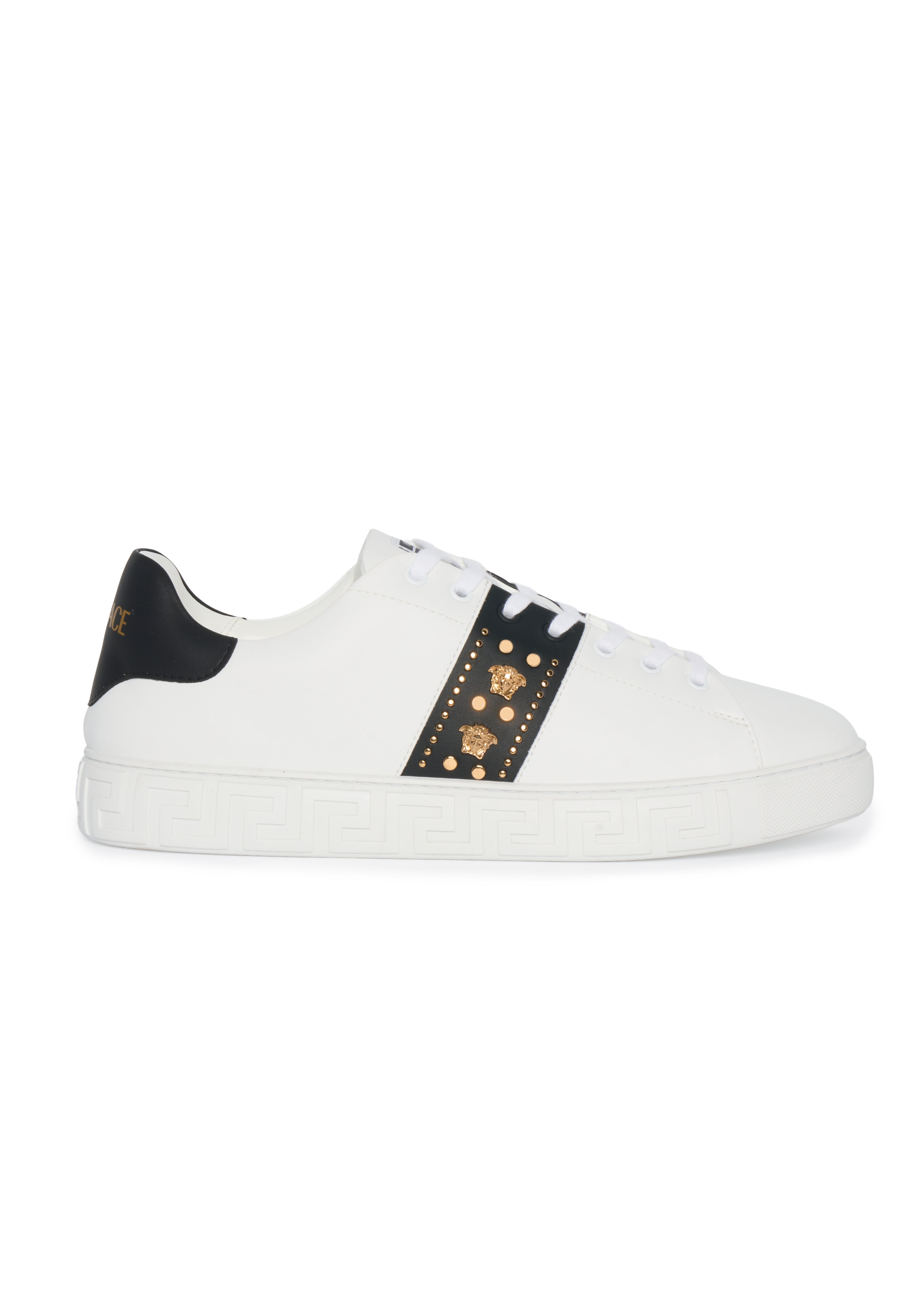 VERSACE Stylish Sneaker with Bold Metal Accents