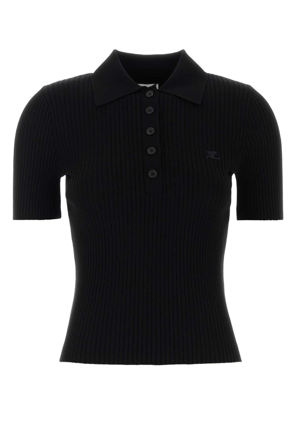 COURREGÈS Viscose Blend Polo Shirt for Women - FW25