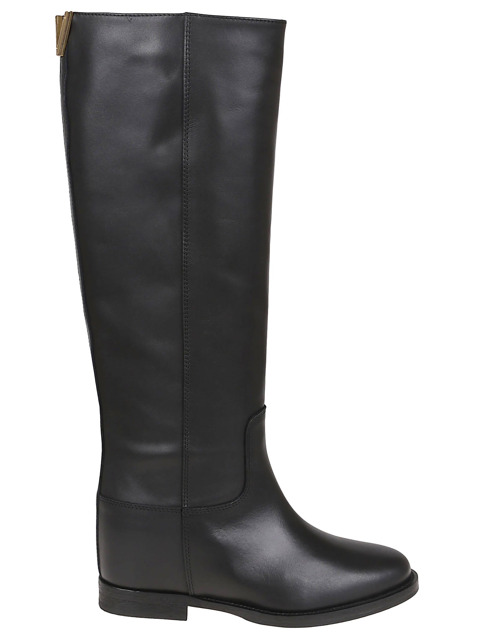 VIA ROMA 15 Knee-High Elegance Boots with Wedge Heel