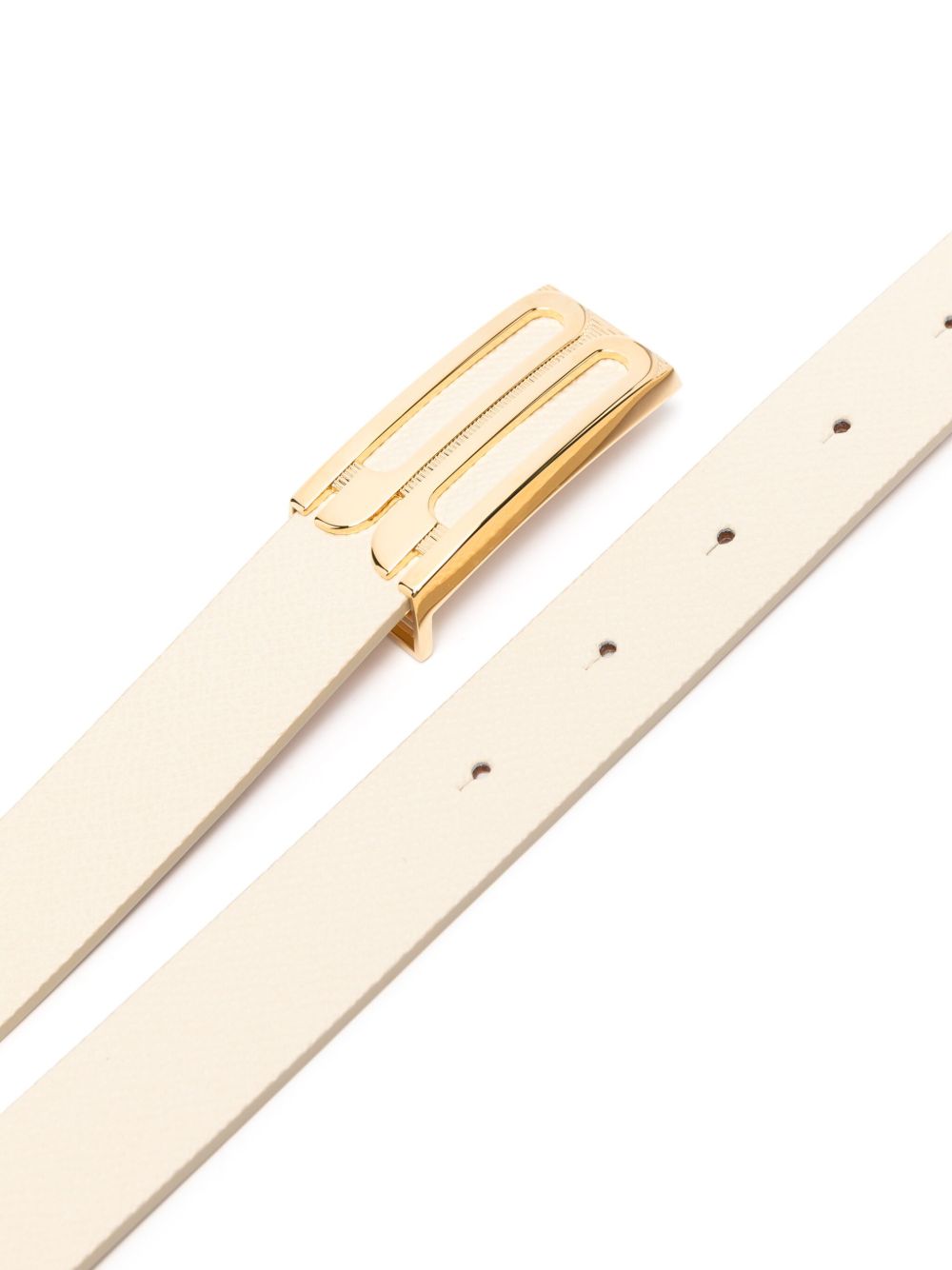 VICTORIA BECKHAM Stylish Calfskin Belt with Gold Buckle - 2.5cm Height
