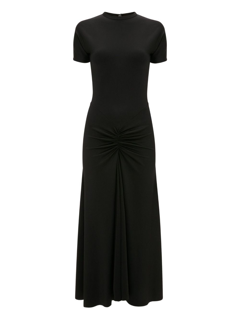 VICTORIA BECKHAM Elegant Gathered Waist Midi Dress