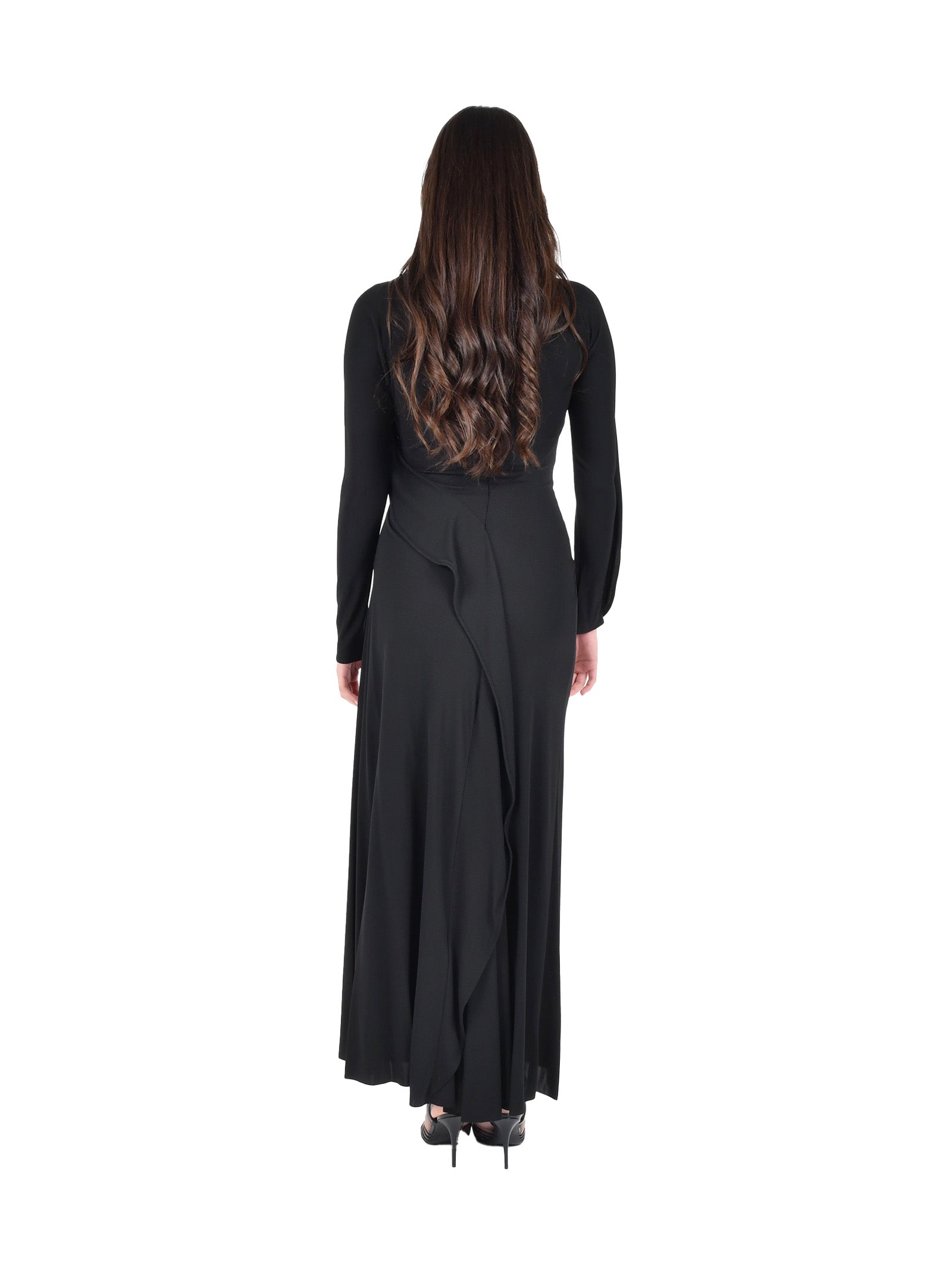 VICTORIA BECKHAM Draped Long Dress for Women - Elegant Silhouette