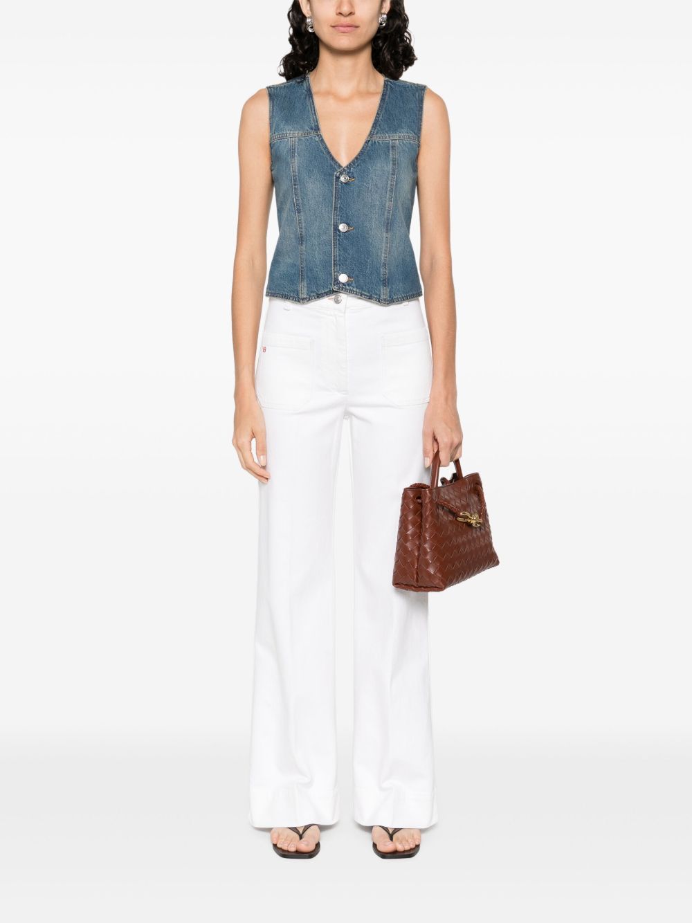 VICTORIA BECKHAM High-Waisted Flare Jeans