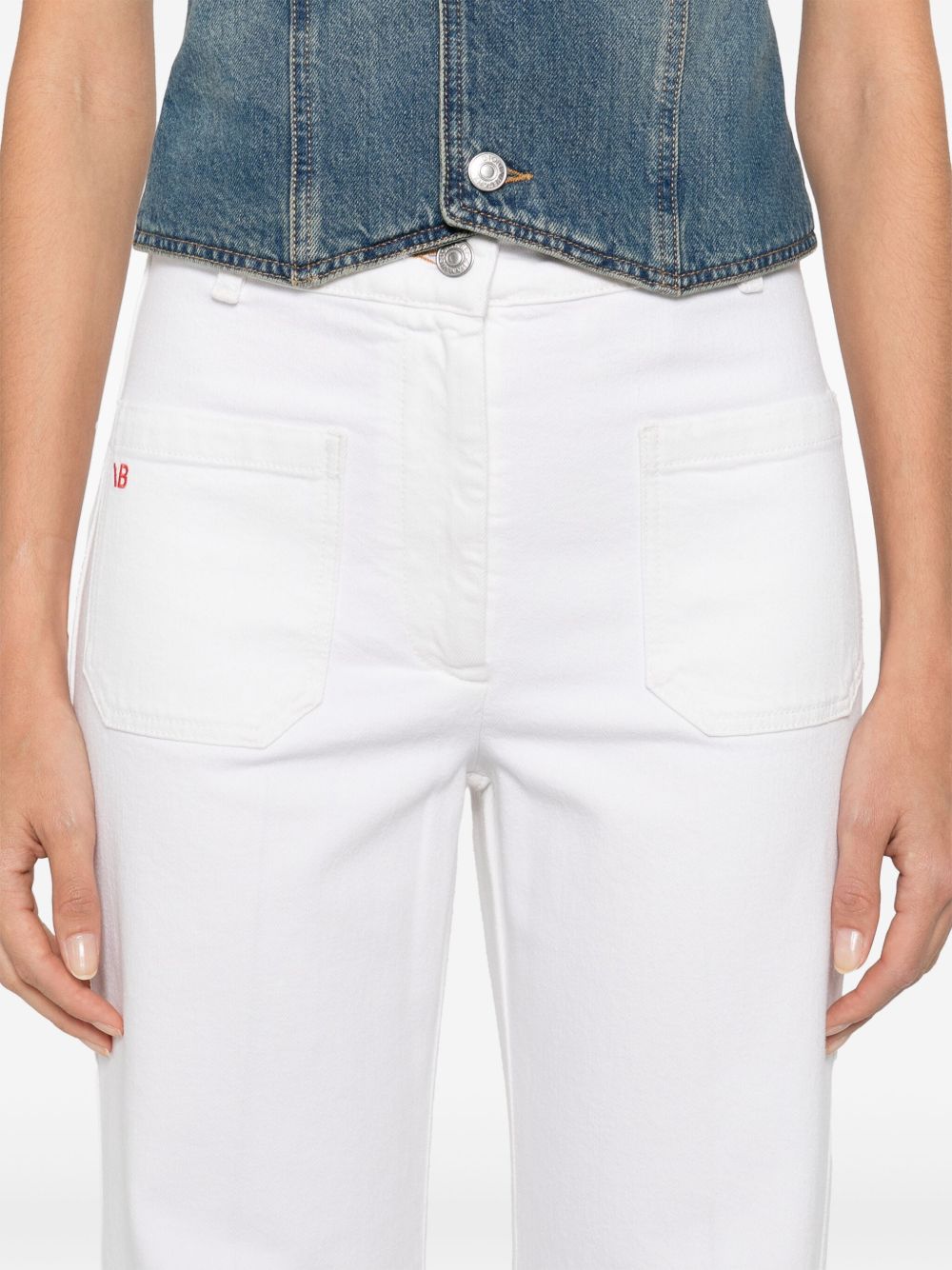 VICTORIA BECKHAM High-Waisted Flare Jeans