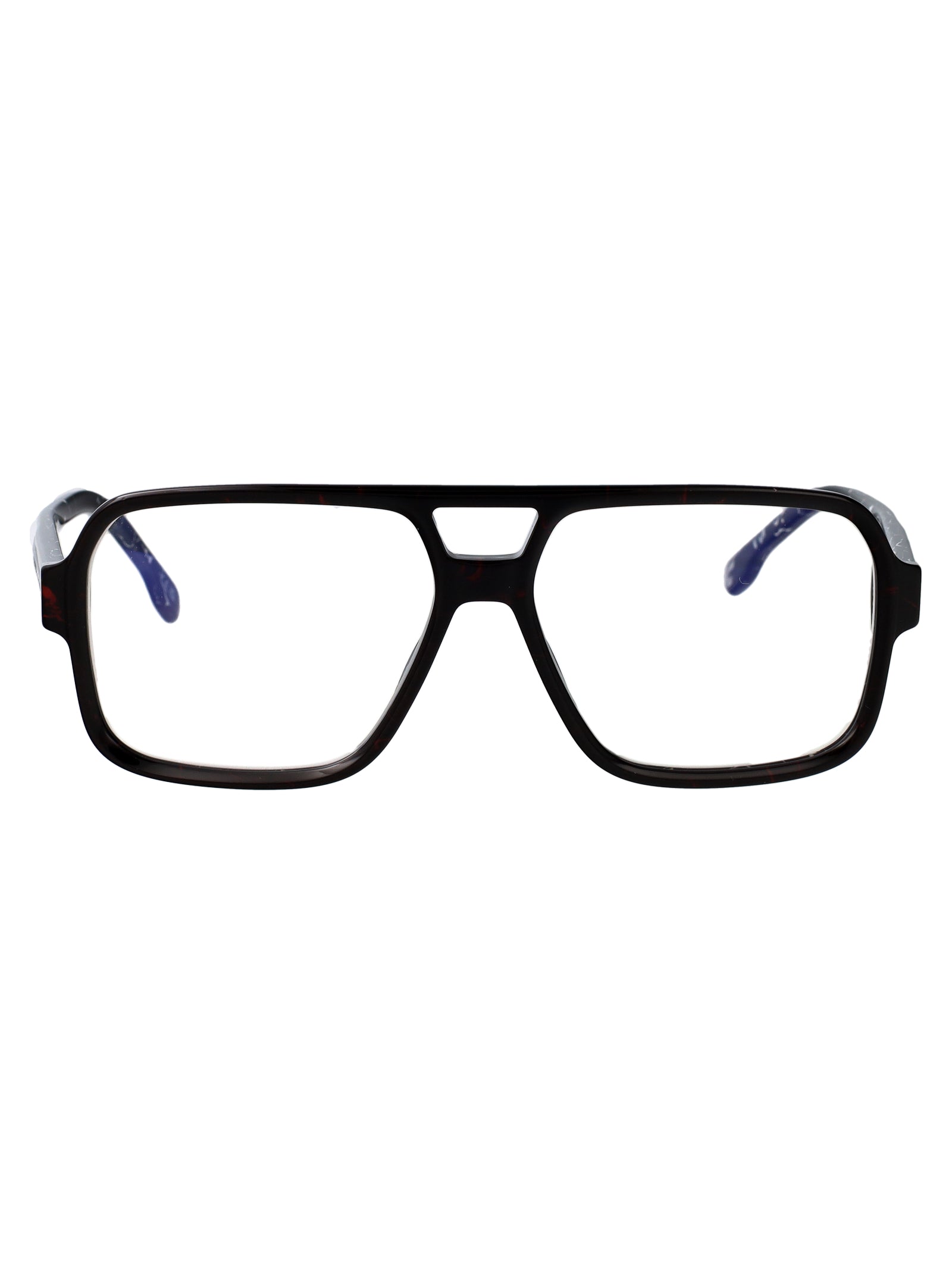 CARRERA Ruthenium Marble Black Optical Glasses for Men
