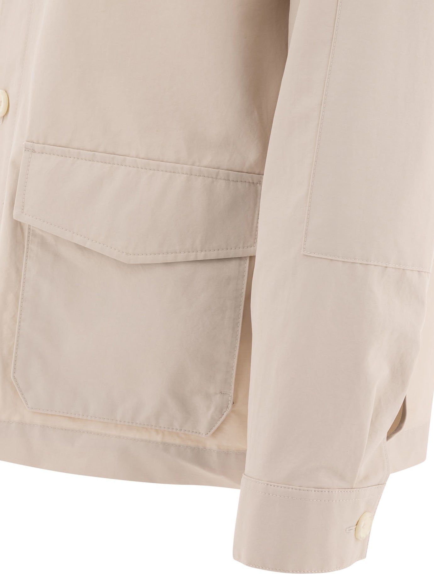 VINCE Men's Cotton Blend Utility Jacket