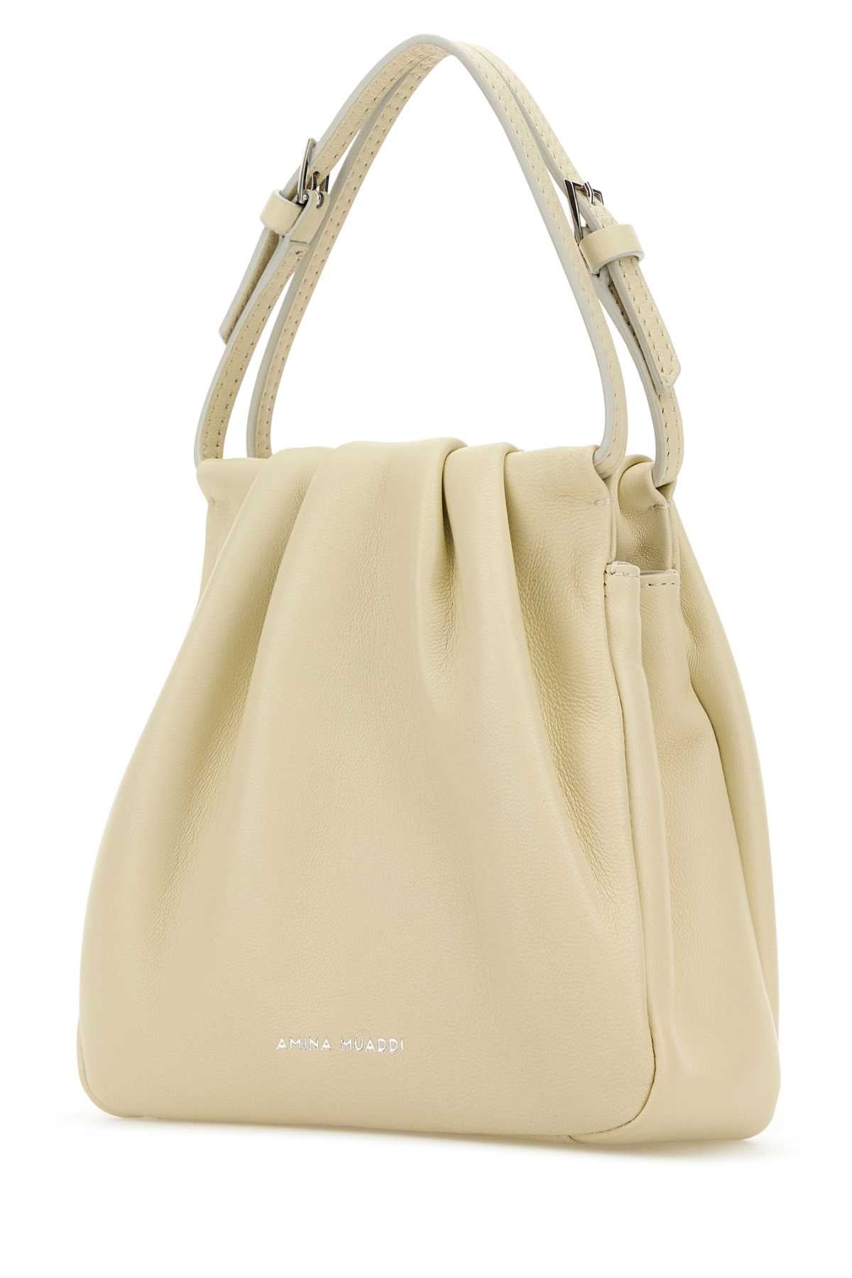 AMINA MUADDI Mini Nappa Leather Vittoria Crystal Handbag