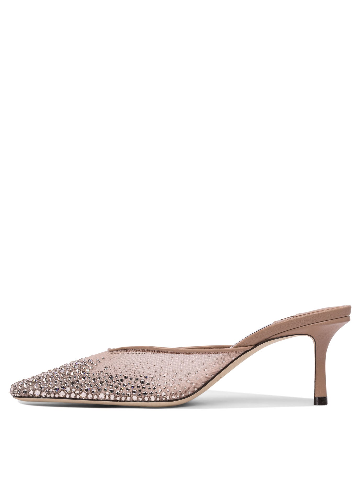 JIMMY CHOO Leather Mid Sandals for Women