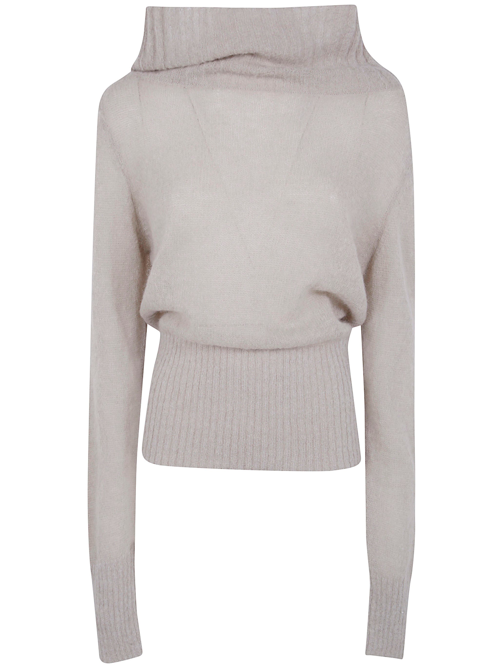 PALOMA WOOL High Neck Mohair Blend Sweater