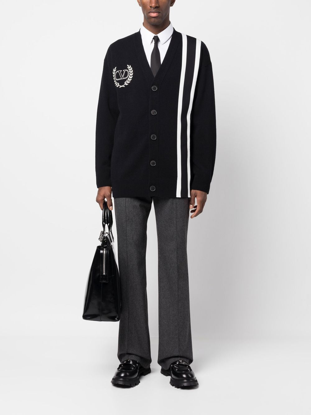 VALENTINO Regular Fit Cardigan Sweater