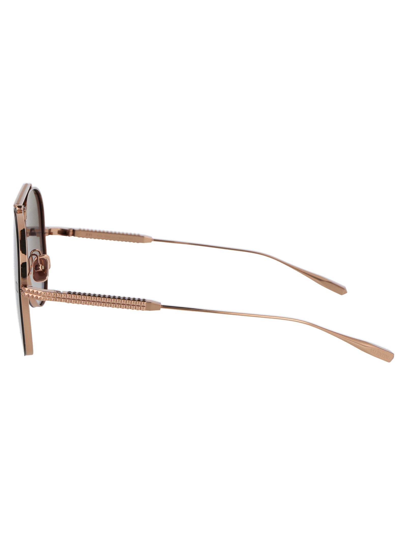 VALENTINO GARAVANI Rose Gold Titanium Sunglasses for Women