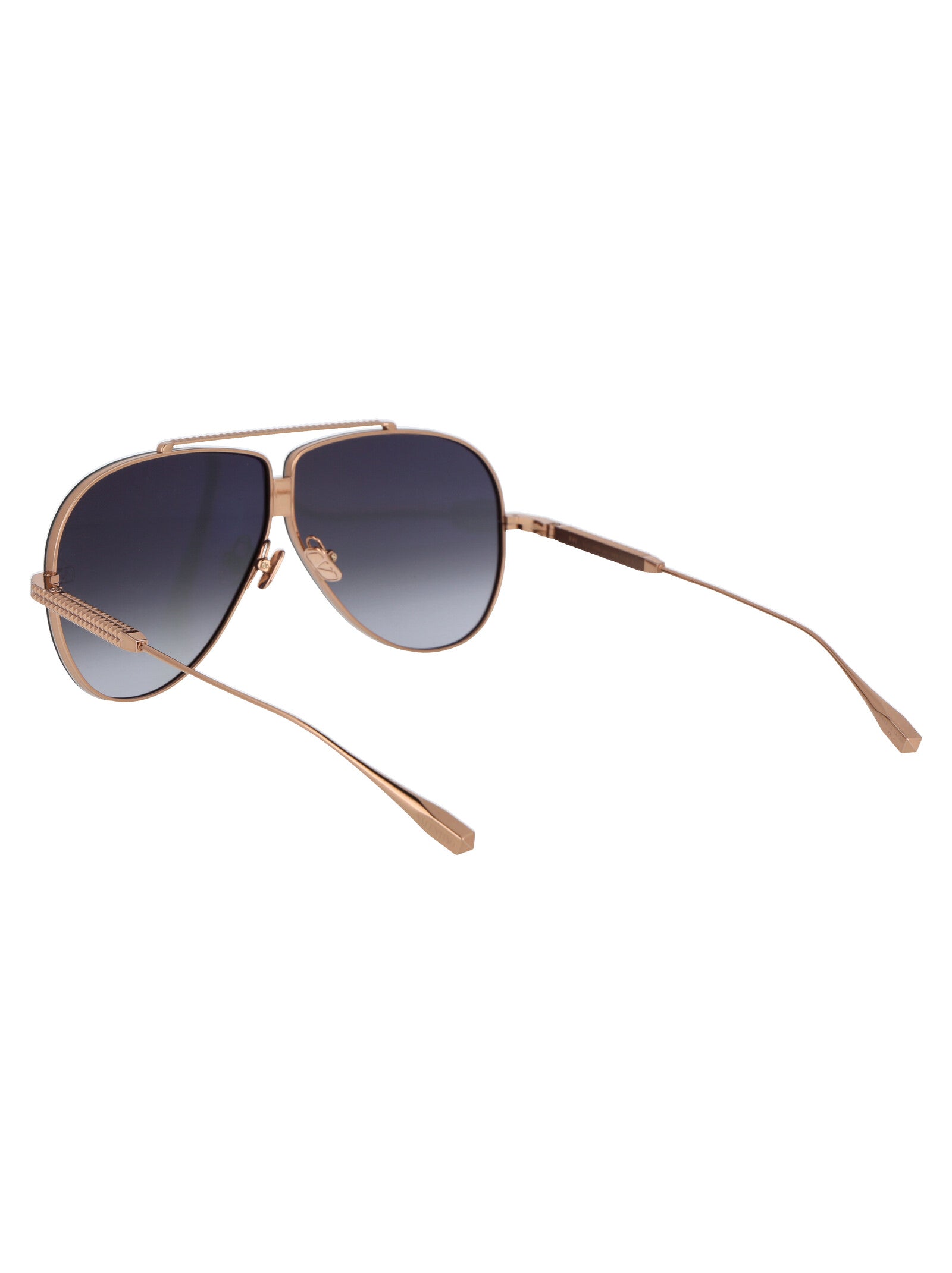 VALENTINO GARAVANI Rose Gold Titanium Sunglasses for Women