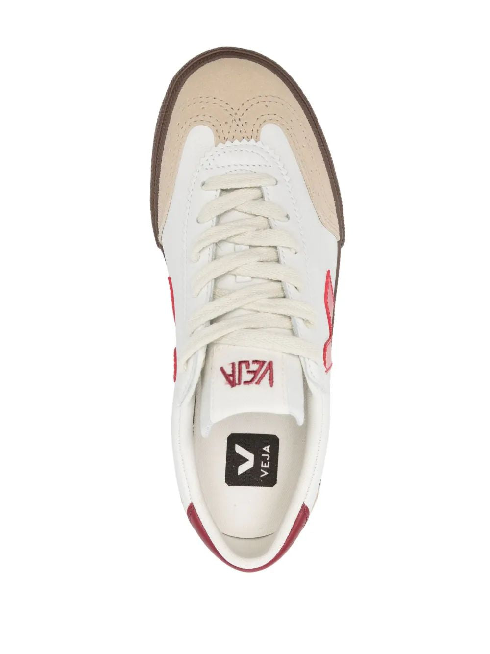 VEJA Women's Classic Sneakers with Stylish Red Accents