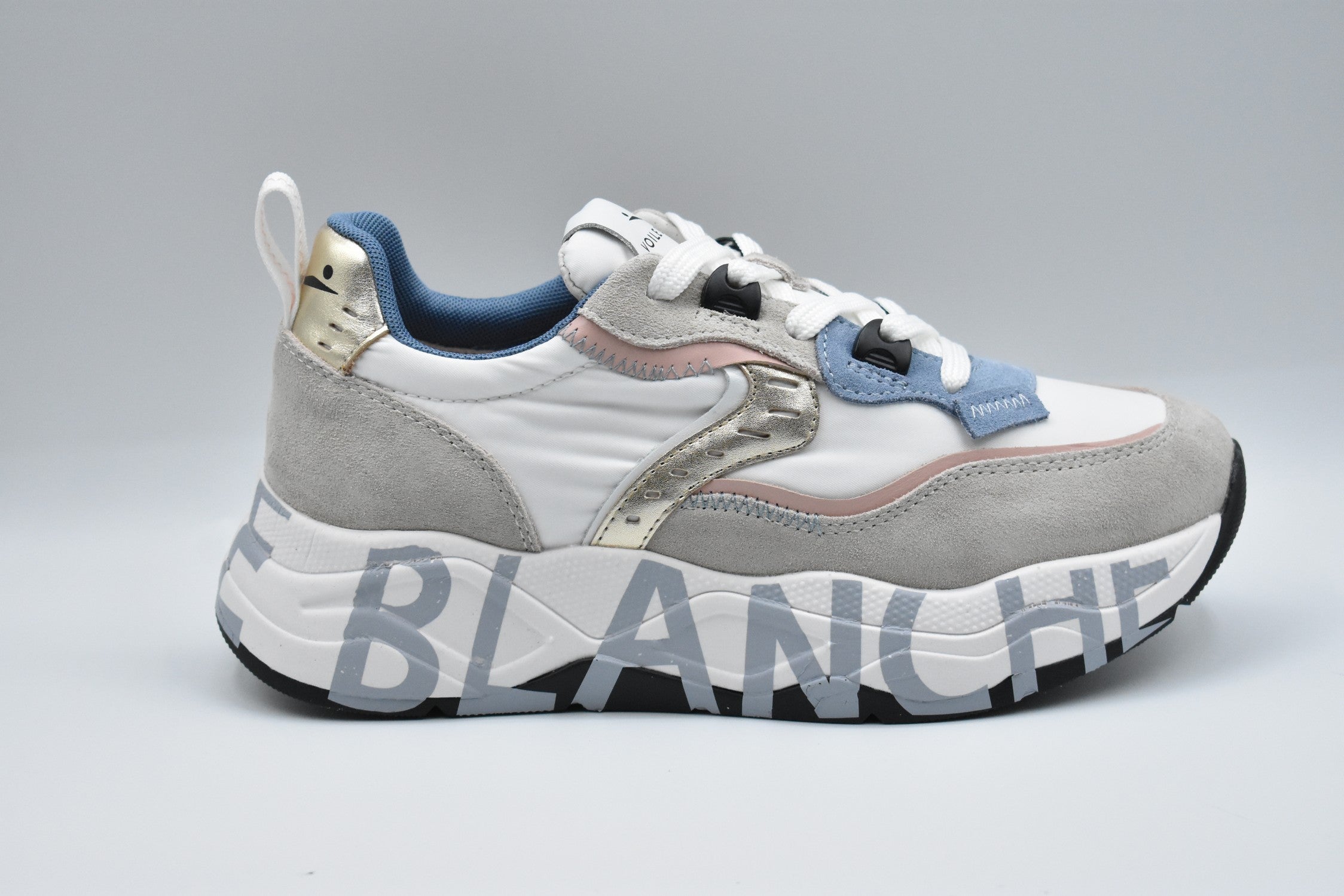 VOILE BLANCHE Elegant Flat Lace Shoes for Women