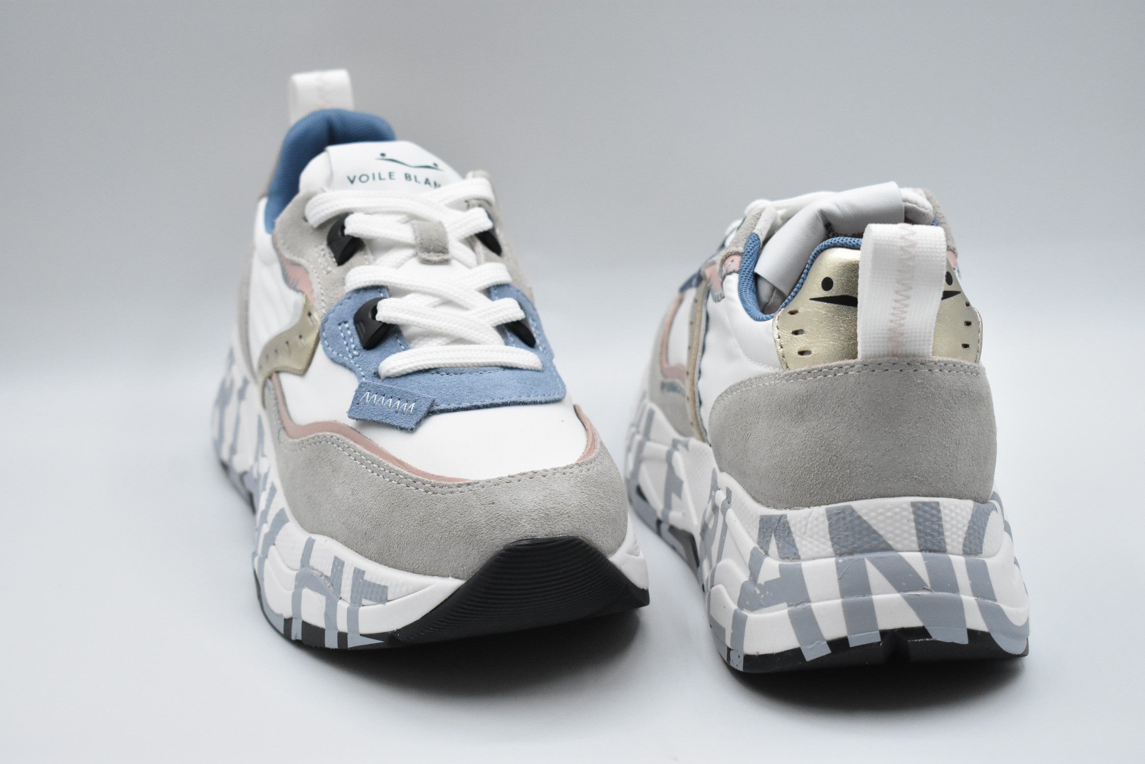 VOILE BLANCHE Elegant Flat Lace Shoes for Women