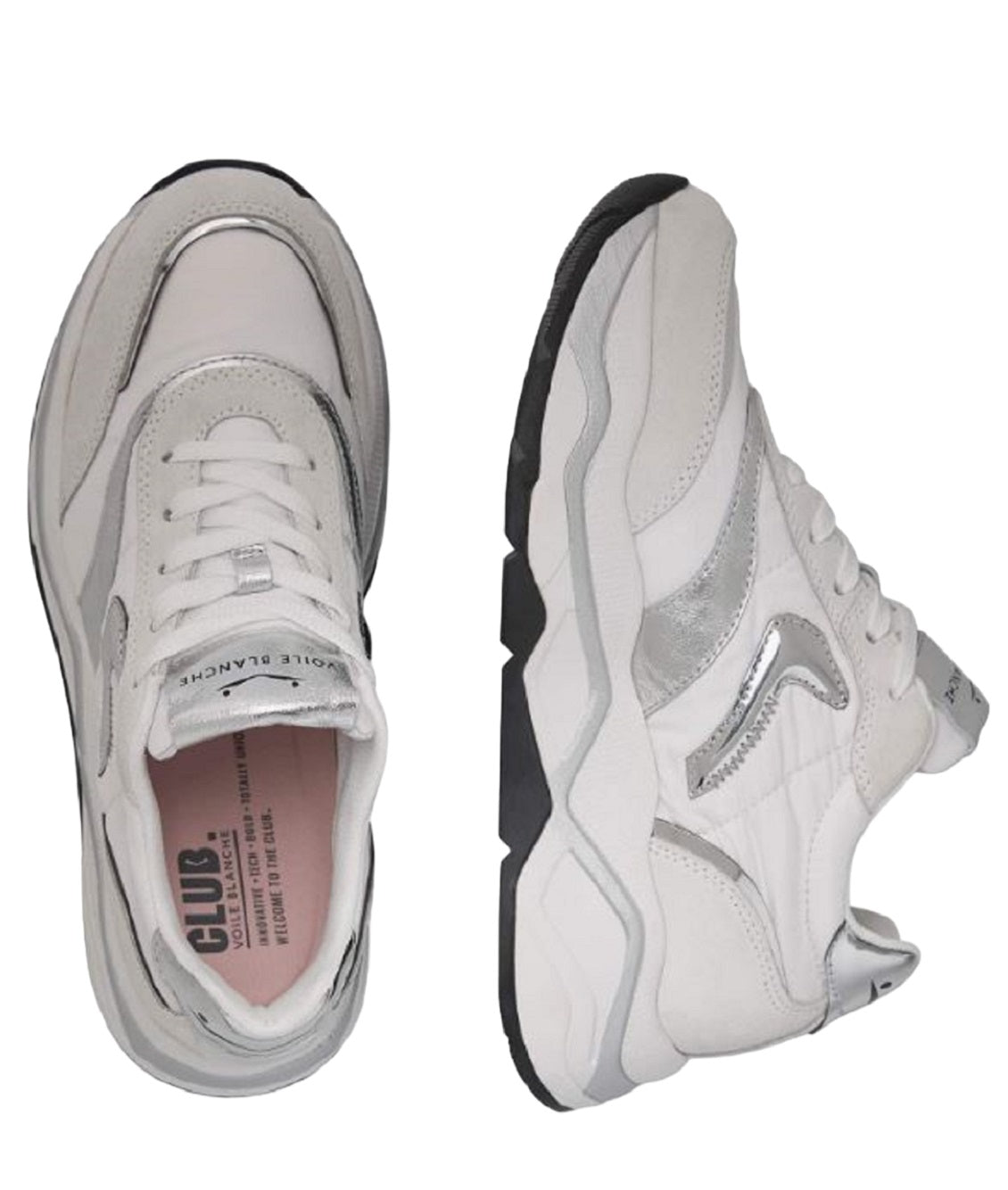 VOILE BLANCHE Sleek Plateau Sneaker