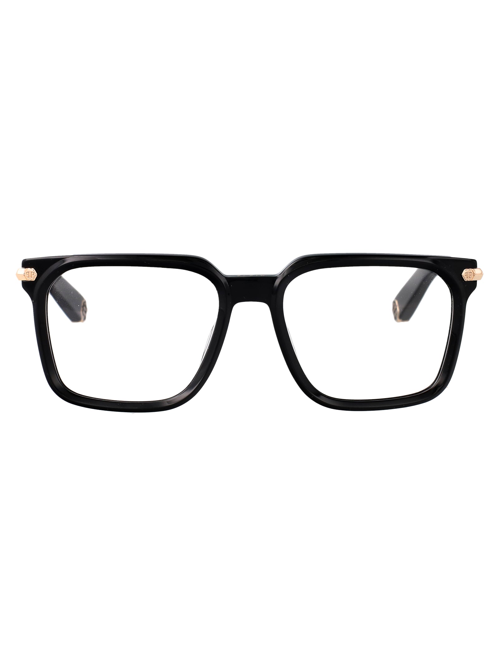 PHILIPP PLEIN Sleek Metal Optical Glasses for Men